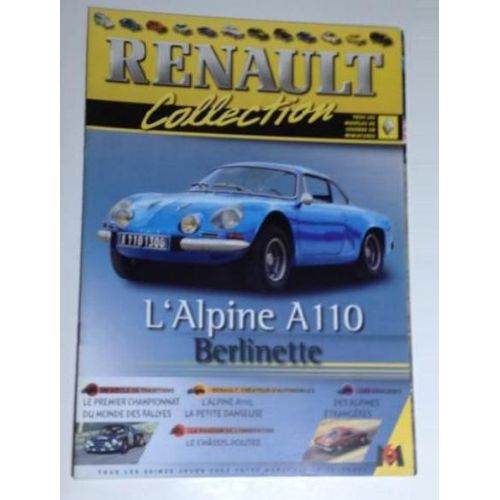 Fascicule Renault Alpine A110 Berlinette