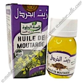 Huile De Moutarde 100% Pure & Naturelle 30ml Mustard Oil, Aceite De Mostaza 