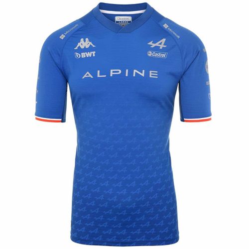T-Shirt Kappa Kombat Pro Fernando Alonso Bwt Alpine F1 Team Officiel Formule 1