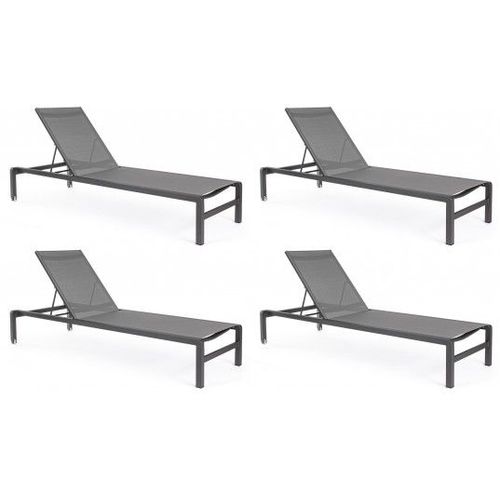 Bain De Soleil Konnor Lot 4 Bains De Soleil Anthracite
