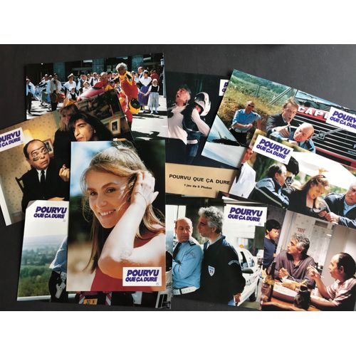 Pourvu Que Ça Dure - Ticky Holgado, Emmanuelle Seigner - Jeu De 9 Photos - Photo Exploitation Originale Cinema