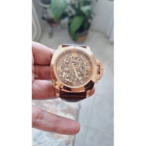 Montre Automatique Hommes Marron