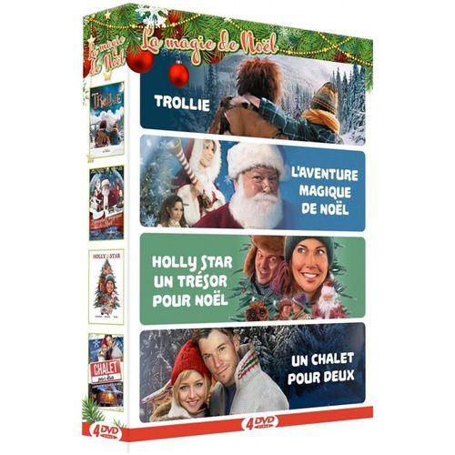 La Magie De Noël : Trollie + L'aventure Magique De Noël + Holly Star, Un Trésor Pour Noël + Un Chalet Pour Deux - Pack