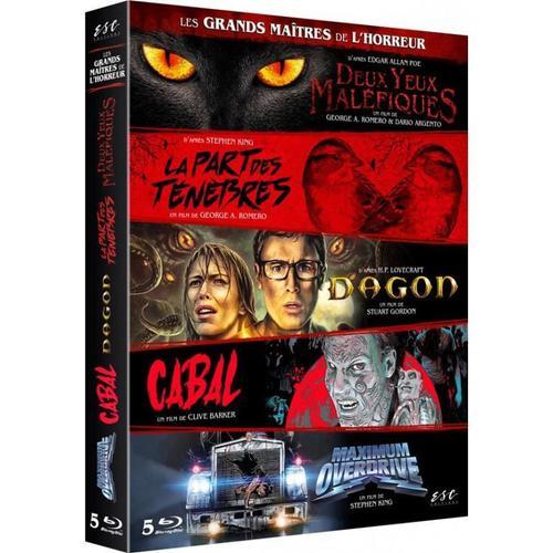 Les Grands Maîtres De L'horreur - Coffret : Deux Yeux Maléfiques + La Part Des Ténèbres + Dagon + Cabal + Maximum Overdrive - Pack - Blu-Ray