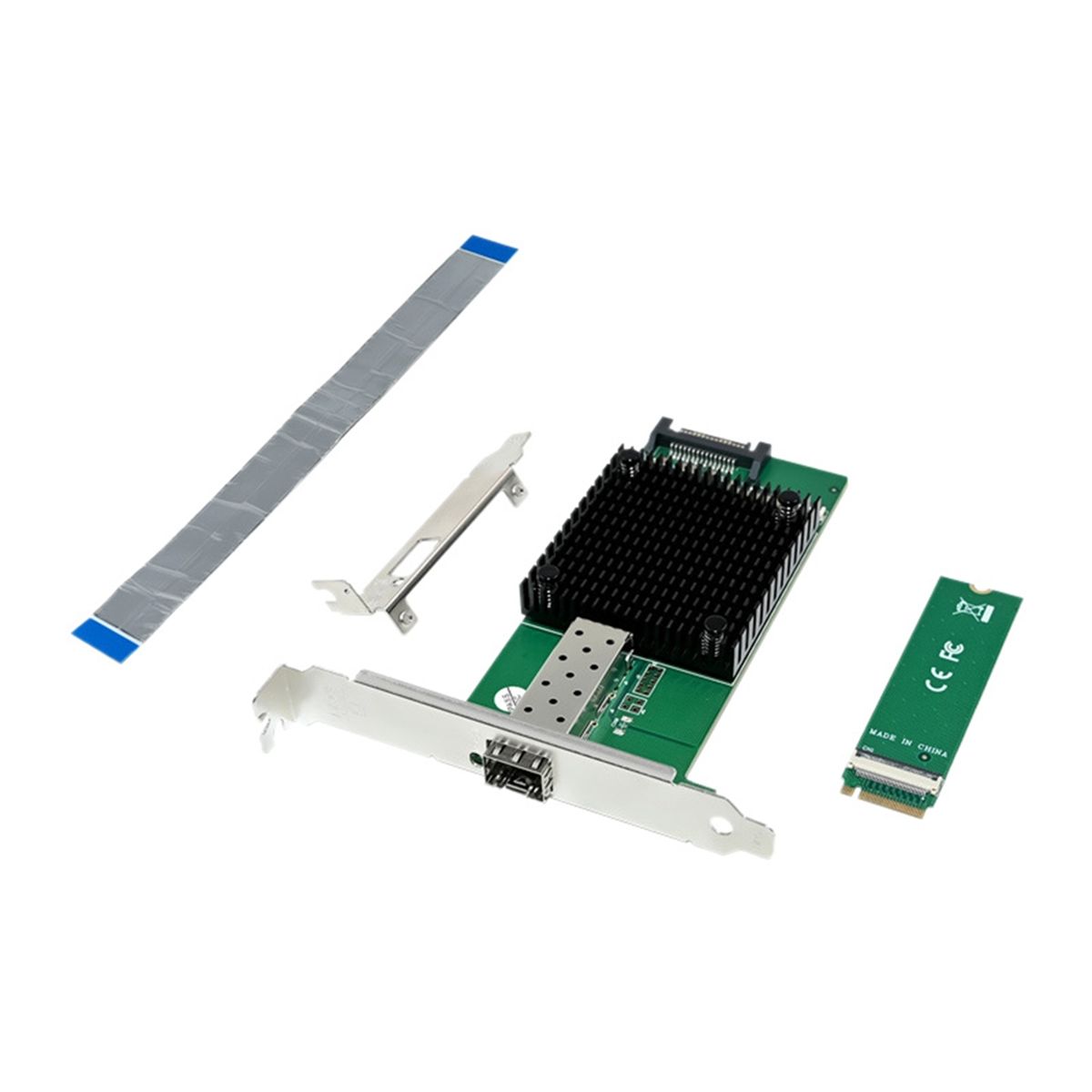 Carte rseau serveur M.2 B + M KEY 8 canaux, port unique, 10... - 3