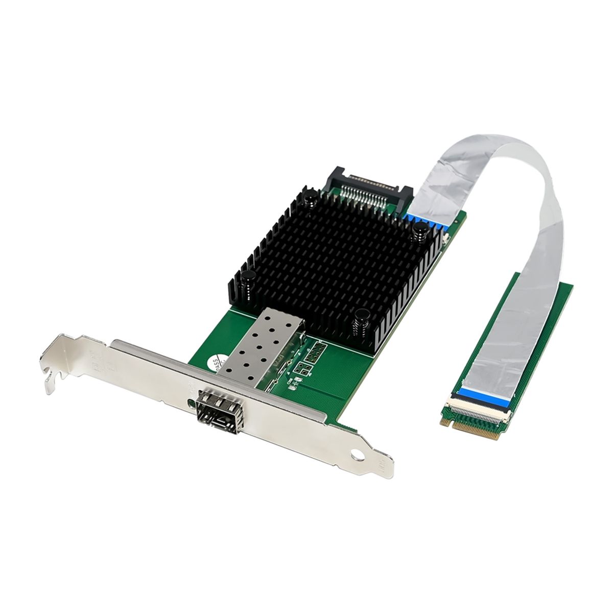 Carte rseau serveur M.2 B + M KEY 8 canaux, port unique, 10... - 4