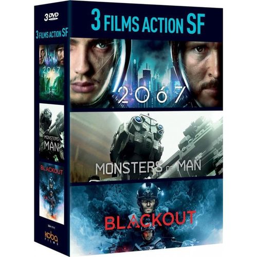 3 Films Action Sf : 2067 + Monsters Of Man + Blackout - Pack