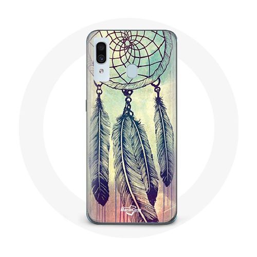 Coque Pour Samsung Galaxy A20 Attrape Rêve Coloré Marron