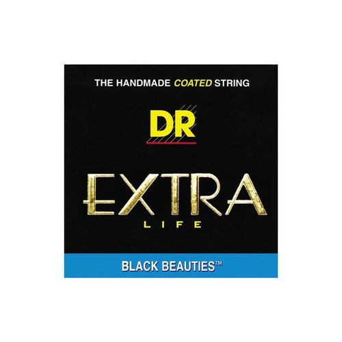 Jeu De Cordes Guitare Électrique Dr Extra Life Black Beauties Lite-Heavy Bke946