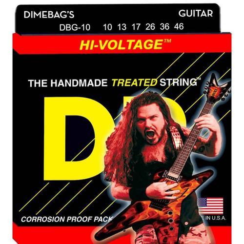 Jeu De Cordes Guitare Électrique Dr Dimebag Darell Medium Dbg10 10-46