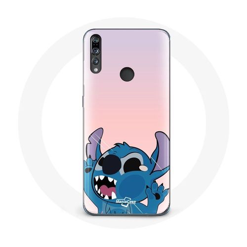 Coque Pour Huawei P30 Lite Stitch Le Nez En L'air Fond Rose