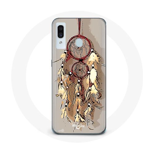 Coque Pour Samsung Galaxy A20 Attrape Rêve Marron