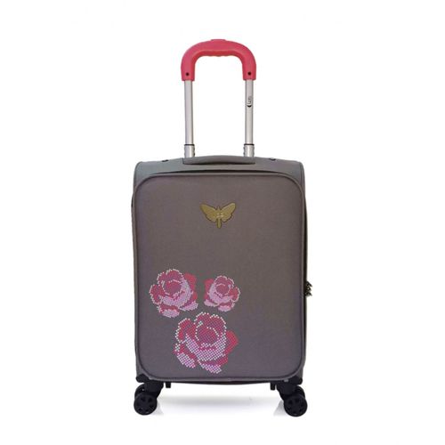 LPB - Valise Cabine POLYESTER JOANNA-E 4 Roues 50 cm