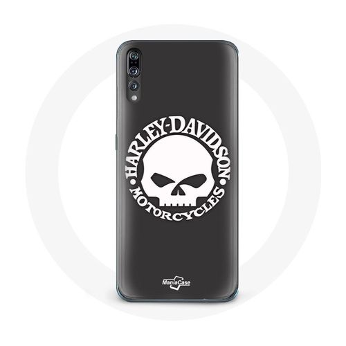 Coque Pour Huawei P20 Harley Davidson Motors Tete De Mort
