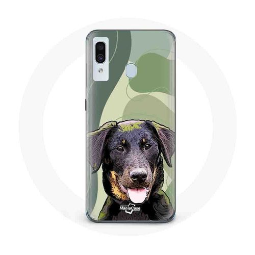 Coque Pour Samsung Galaxy A30 Beauceron Noir Race De Chiens