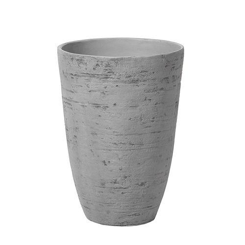 Pot De Fleurs Gris 35 X 35 X 50 Cm Camia