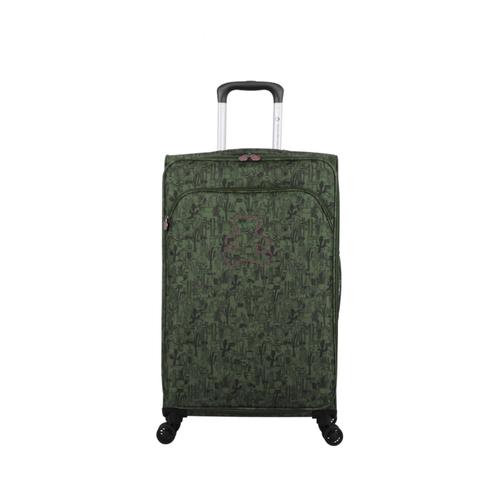 LULU CASTAGNETTE - Valise Cabine POLYESTER CACTUS 4 roues 57 cm