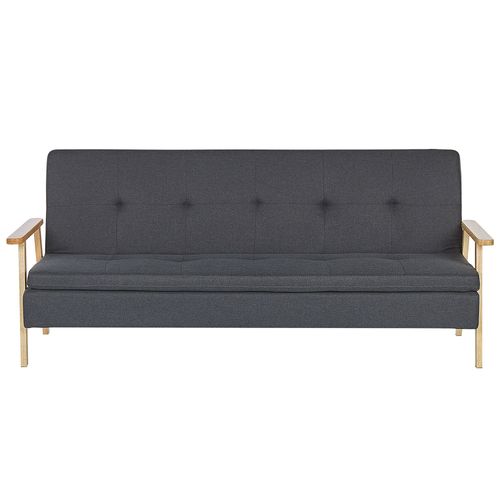 Canapé-Lit En Tissu Gris Foncé Tjorn