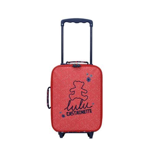 LULU CASTAGNETTE - CABINE ENFANTS POLYESTER FLORAL 2 Roues 45 cm