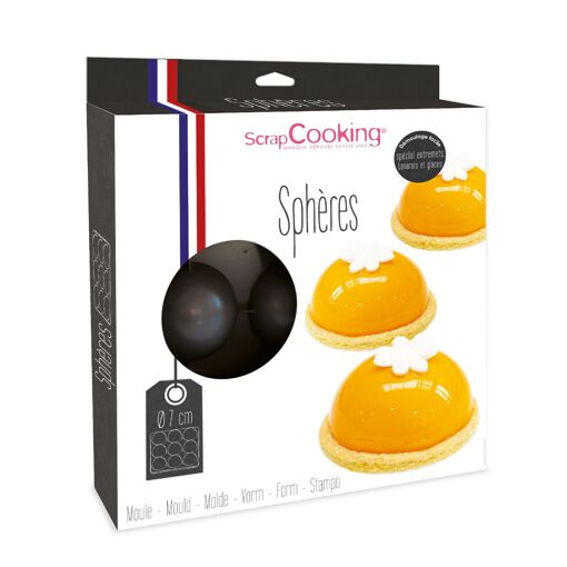 Moule Semi- Rigide 9 Demi-Sphères