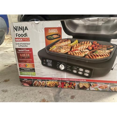 NINJA - Foodi MAX AG551EU - Grill d'intérieur - 6 modes de cuisson - thermosonde digitale usage non-intensif 