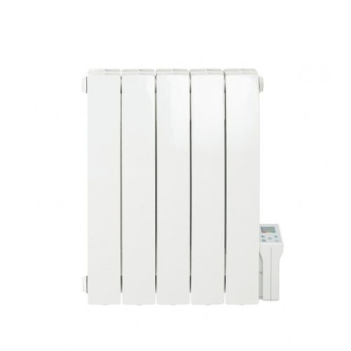 Radiateur électrique à inertie fluide 900 W DELTACALOR Telica cintré horizontal
