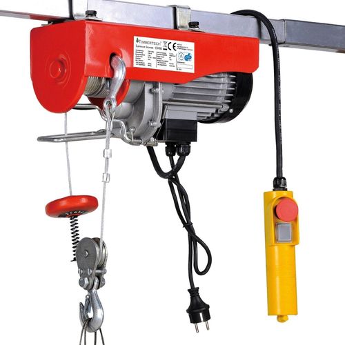 Palan treuil électrique pro avec télécommande 500 W 100/200 kg outils atelier garage Helloshop26 3402133