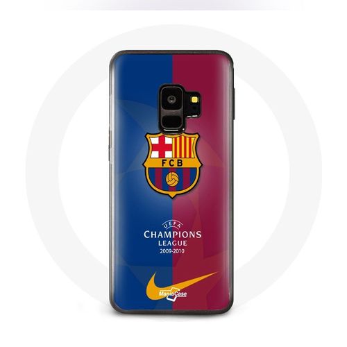 Coque Pour Samsung Galaxy S9 Plus Fc Barcelone Logo Équipe De Football