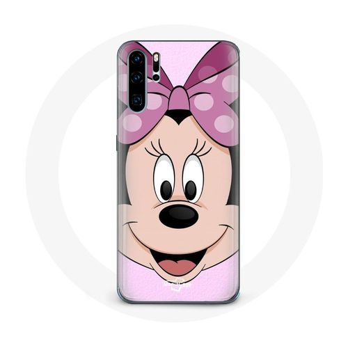 Coque Pour Huawei P30 Minnie Mouse Dessin Animé Rose