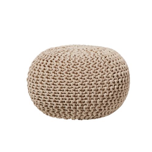 Ottoman Conrad Beige Clair Coton