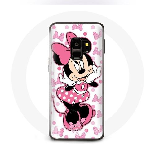 Coque Pour Samsung Galaxy S9 Plus Minnie Mouse Dessin Animé Mignon Rose