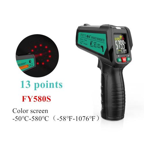 Generic Thermomètre infrarouge sans contact rétroéclairé numérique Haute  précision à prix pas cher