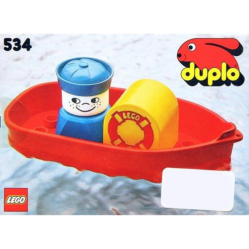 Lego Duplo 524 Bateau De Bain Tub Boat Bath-Toy Boat