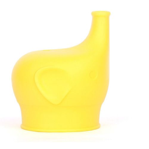 Couvercle De Tasse En Silicone En Forme D'Éléphant, Ventouse Pour Enfants, Bouteille De Boisson, Capuchon Anti-Déversement, Buse De Bouteille D'Eau Douce, Couverture De Bouche