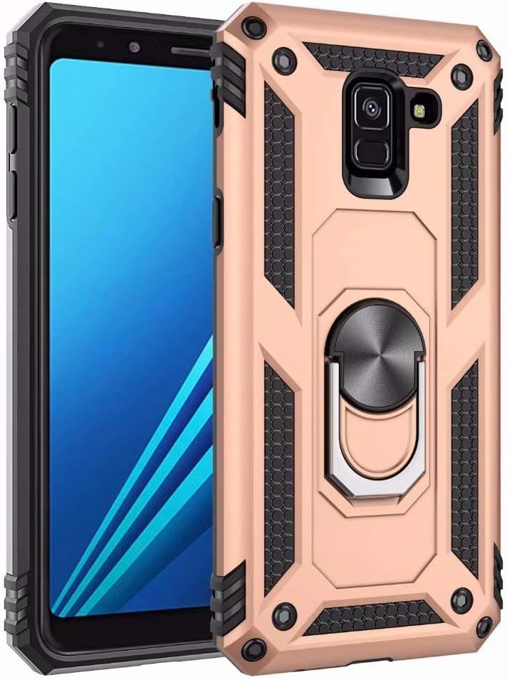 Coque Samsung Galaxy A8 Plus 2018 Avec Aimant Anneau Support...