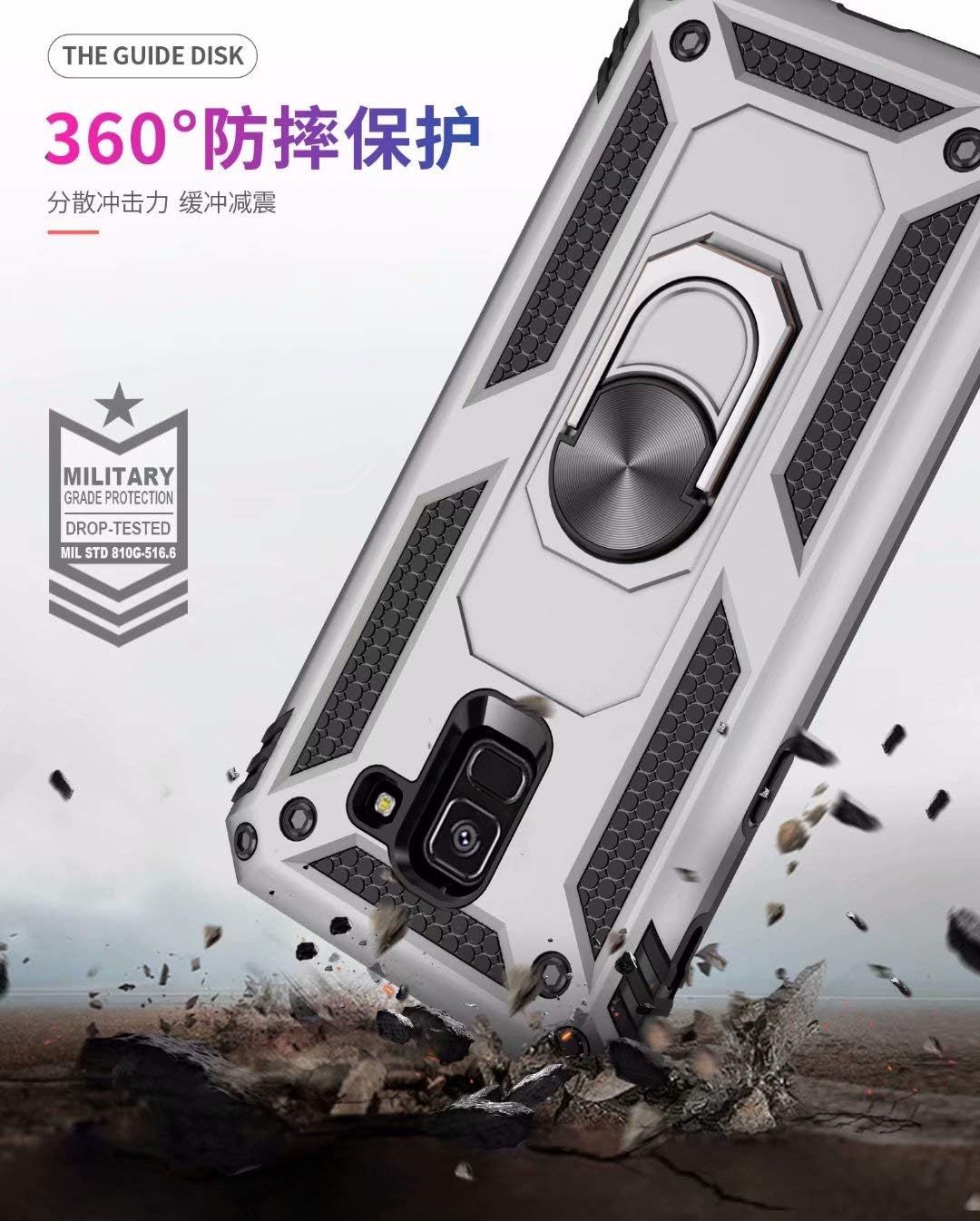 Coque Samsung Galaxy A8 Plus 2018 Avec Aimant Anneau Support... - 4