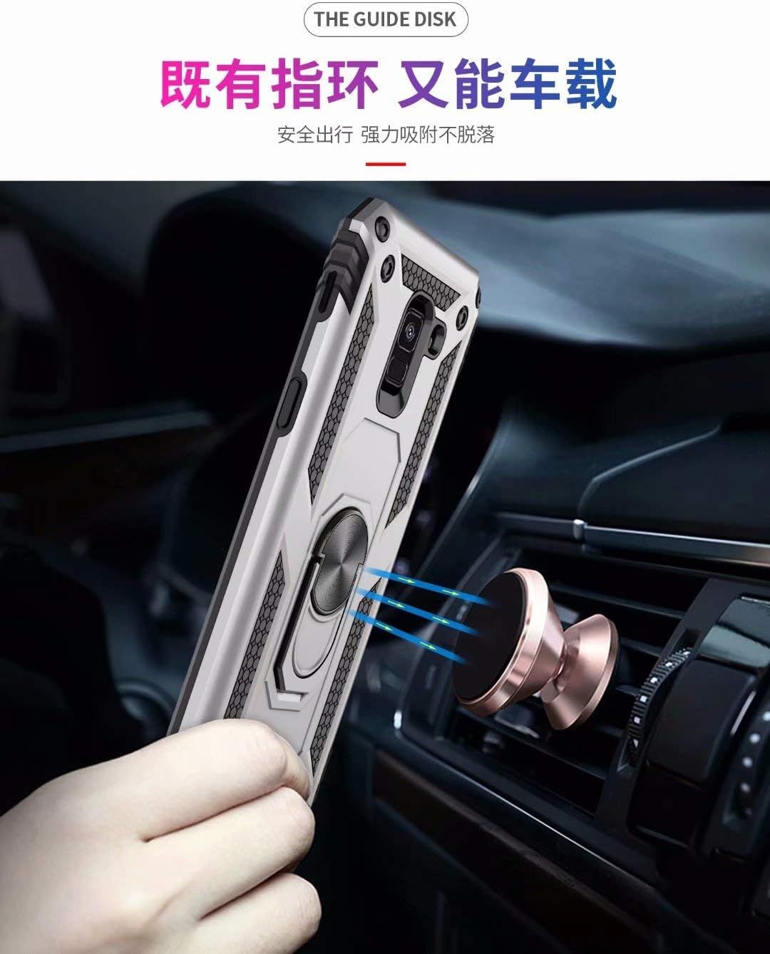Coque Samsung Galaxy A8 Plus 2018 Avec Aimant Anneau Support... - 5