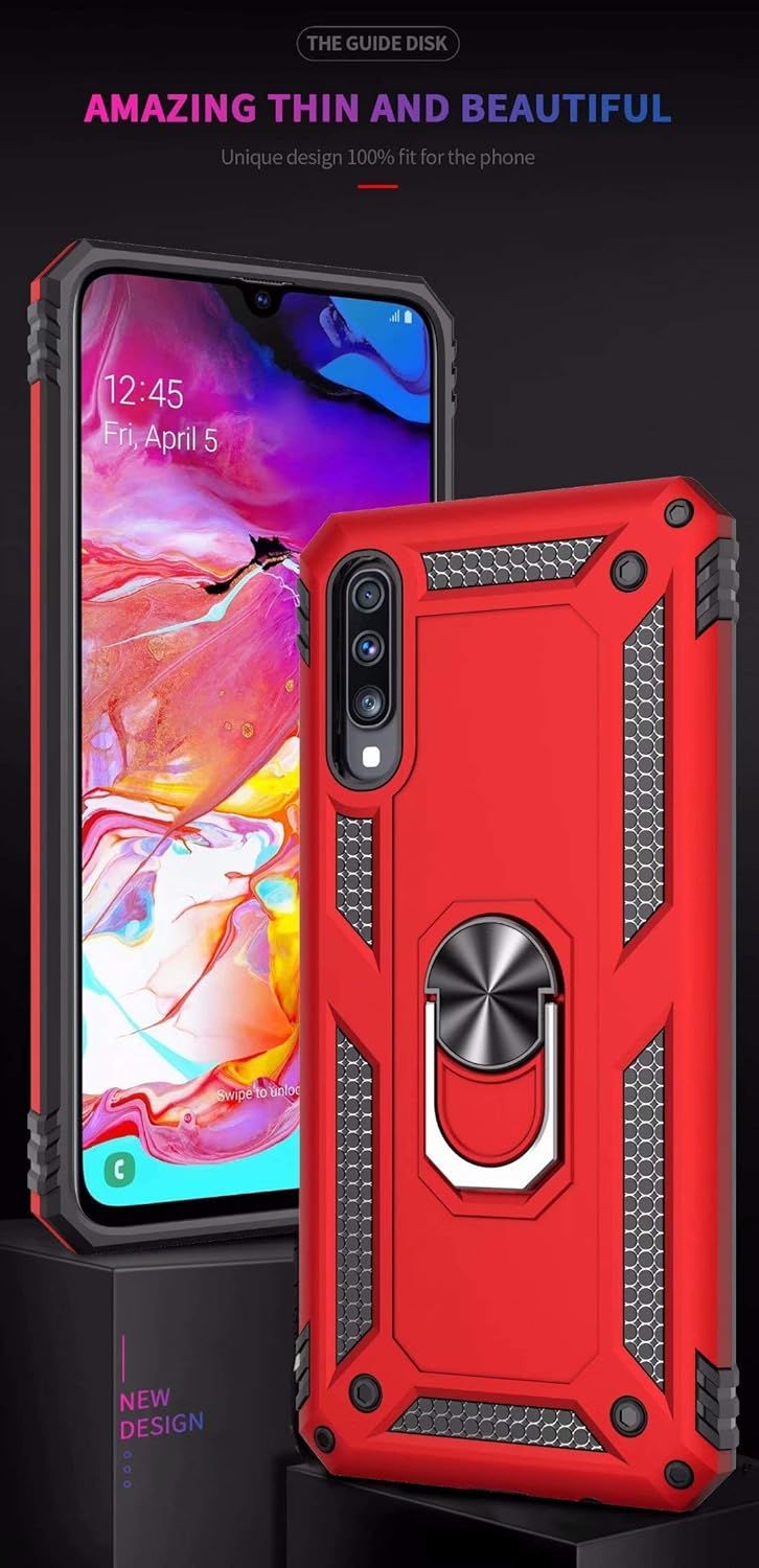 Coque Samsung Galaxy A70 Avec Aimant Anneau Support, 360 Do... - 6