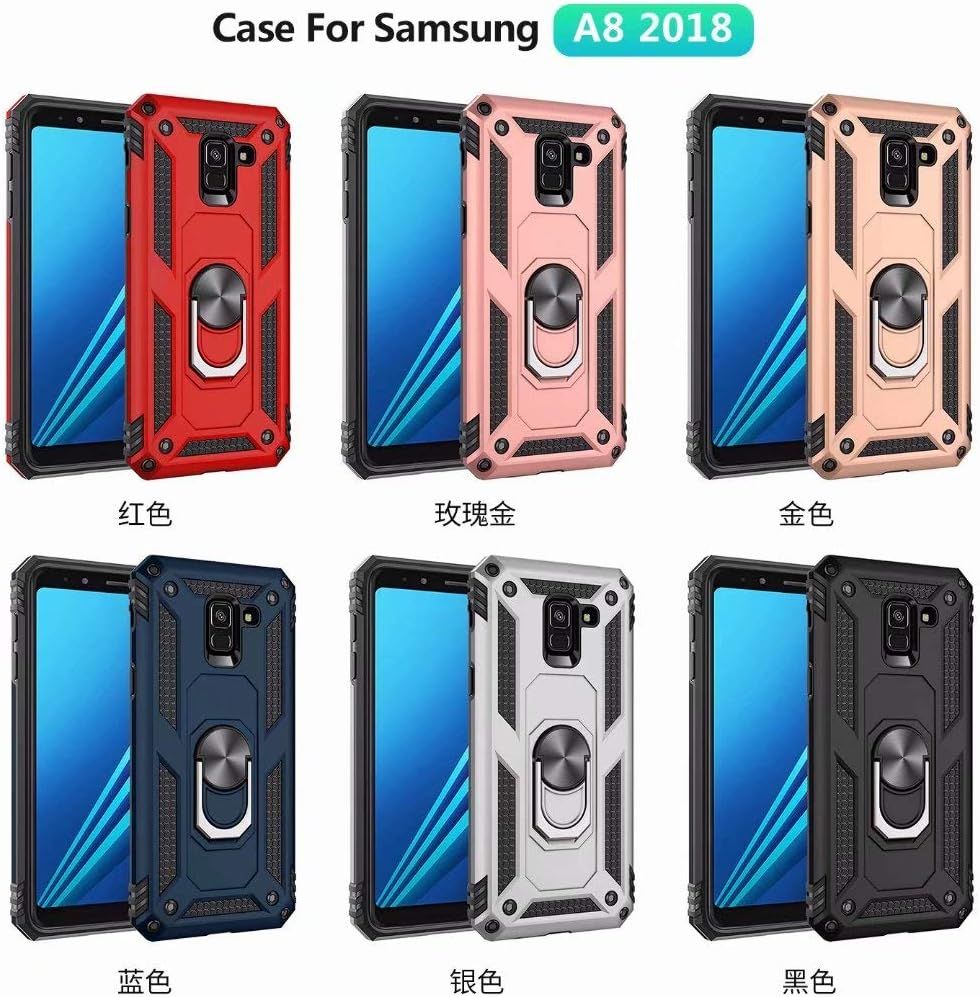 Coque Samsung Galaxy A8 Plus 2018 Avec Aimant Anneau Support... - 9