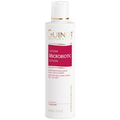 Guinot - Lotion Visage Régulatrice Matifiante Peaux Grasses Microbiotic - 200 Ml 