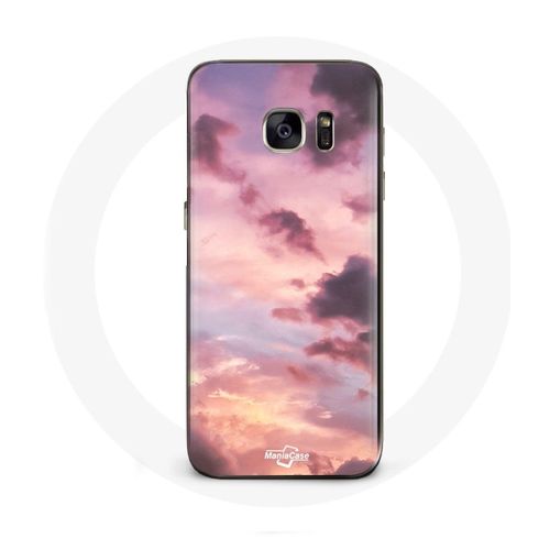 Coque Pour Samsung Galaxy S6 Coucher De Soleil Rose