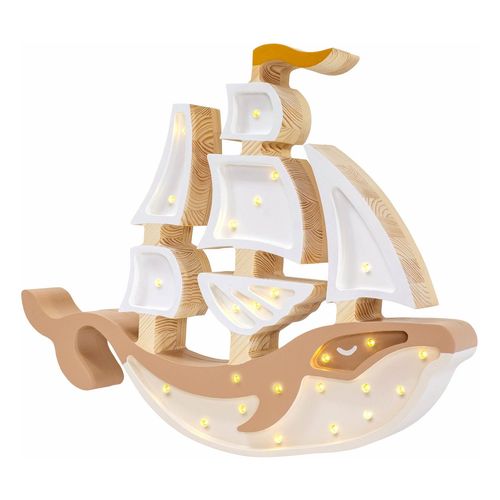 Lampe Veilleuse Navire Brun