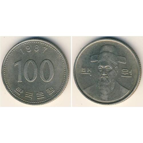 100 Won Corée Du Sud 1987