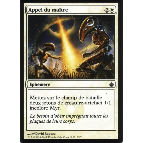 Appel Du Maître - Magic - Mirrodin Assiégé - C - 13/155