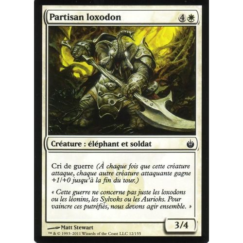 Partisan Loxodon - Magic - Mirrodin Assiégé - C - 12/155