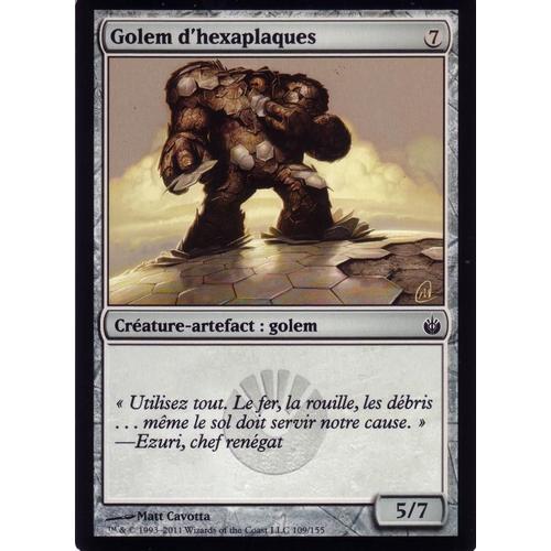 Golem D'hexaplaques - Magic - Mirrodin Assiégé - C- 109/155