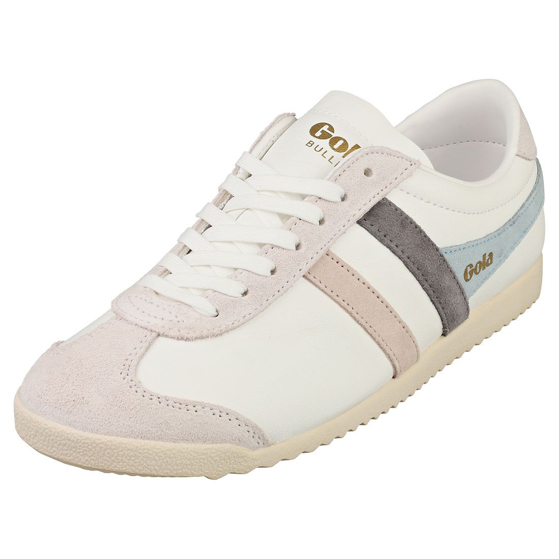 Gola Bullet Trident Baskets Mode Blanc Bleu