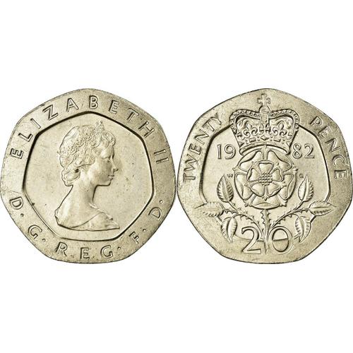 20 Pence Angleterre 1982