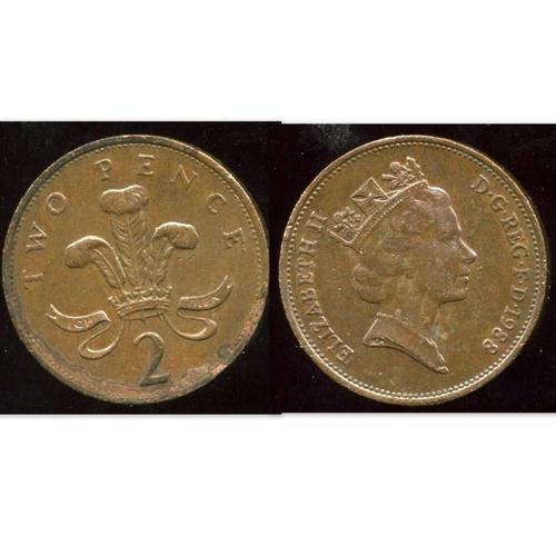 2 Pence Angleterre 1988