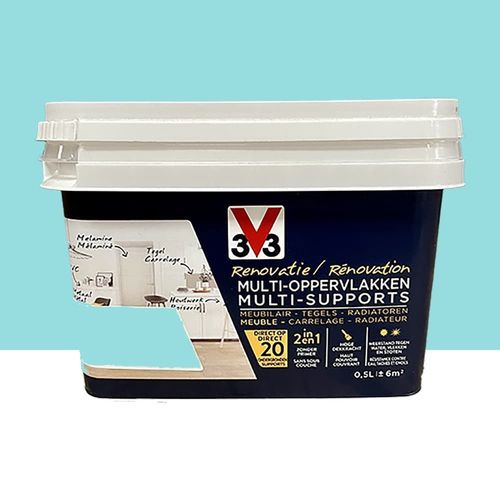 Peinture V33 Rénovation Multi-Supports Bleu nordique 0,5 L